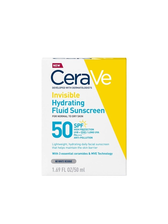 Флюид для лица cerave солнцезащитные увлажняющий spf 50+ 50 мл