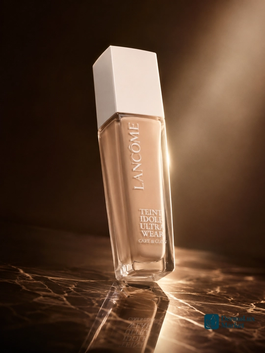 Yengil qoplamali va tabiiy yaltiroq qoplamali Lancôme Teint Idole tonal asosi, 30 ml