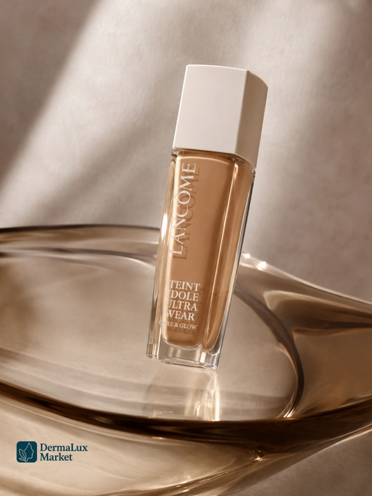 Yengil qoplamali va tabiiy yaltiroq qoplamali Lancôme Teint Idole tonal asosi, 30 ml