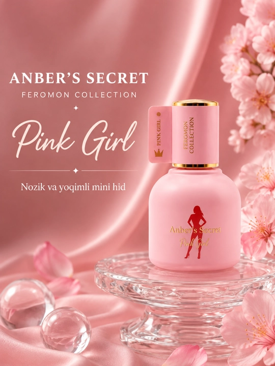 Ayollar uchun mini atir Anber’s Secret, yoqimli va nafis hid