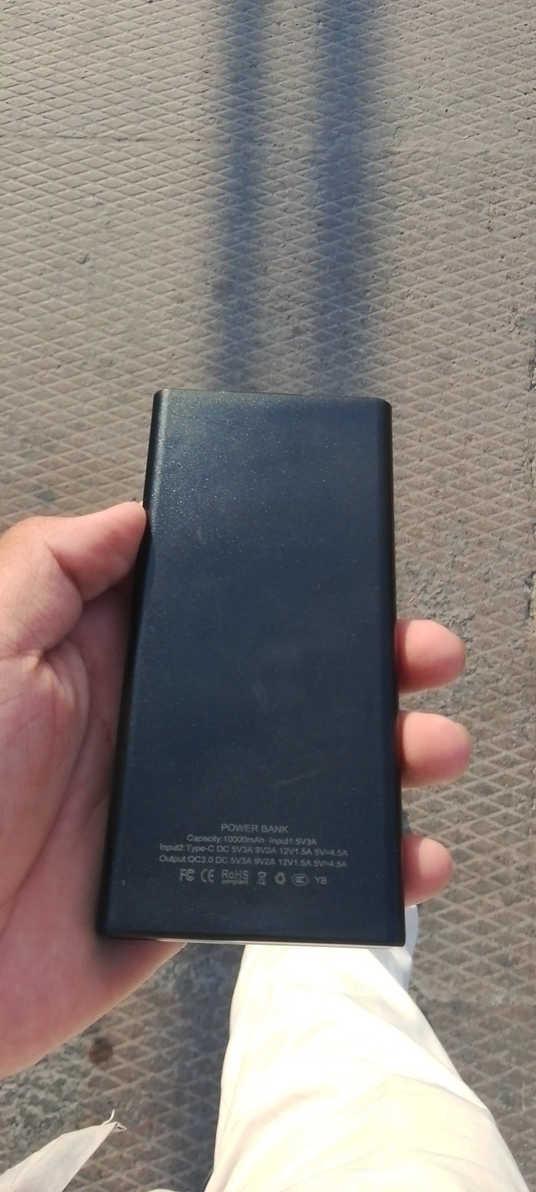 Tashqi akkumulyator 22.5w tezkor quvvat 20000 mA/h 