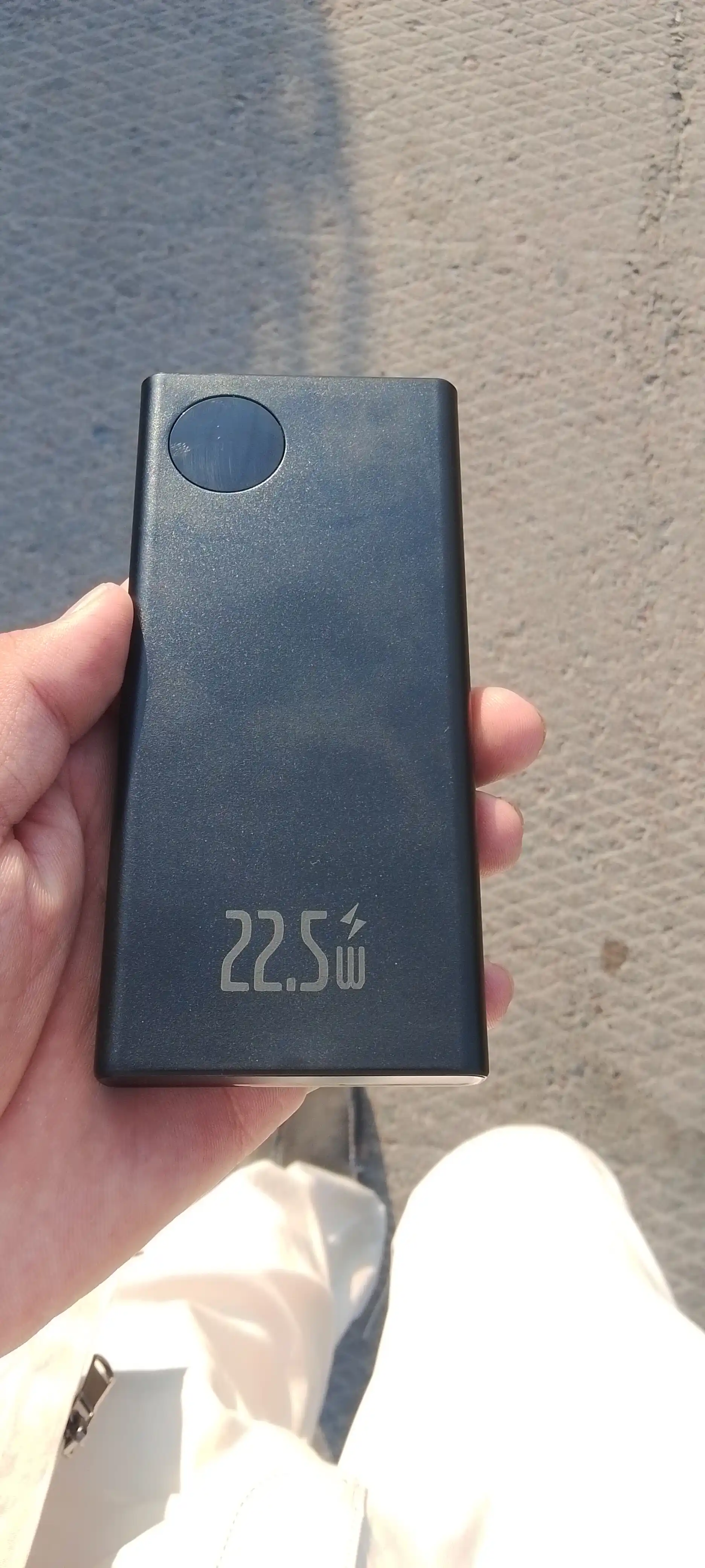 Tashqi akkumulyator 22.5w tezkor quvvat 20000 mA/h 