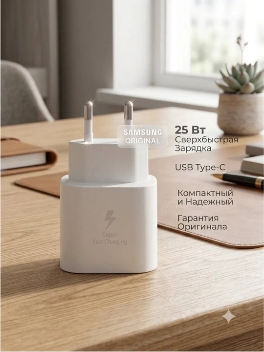 Чехол для сверхбыстрой зарядки мощностью 25 Вт для устройств Samsung