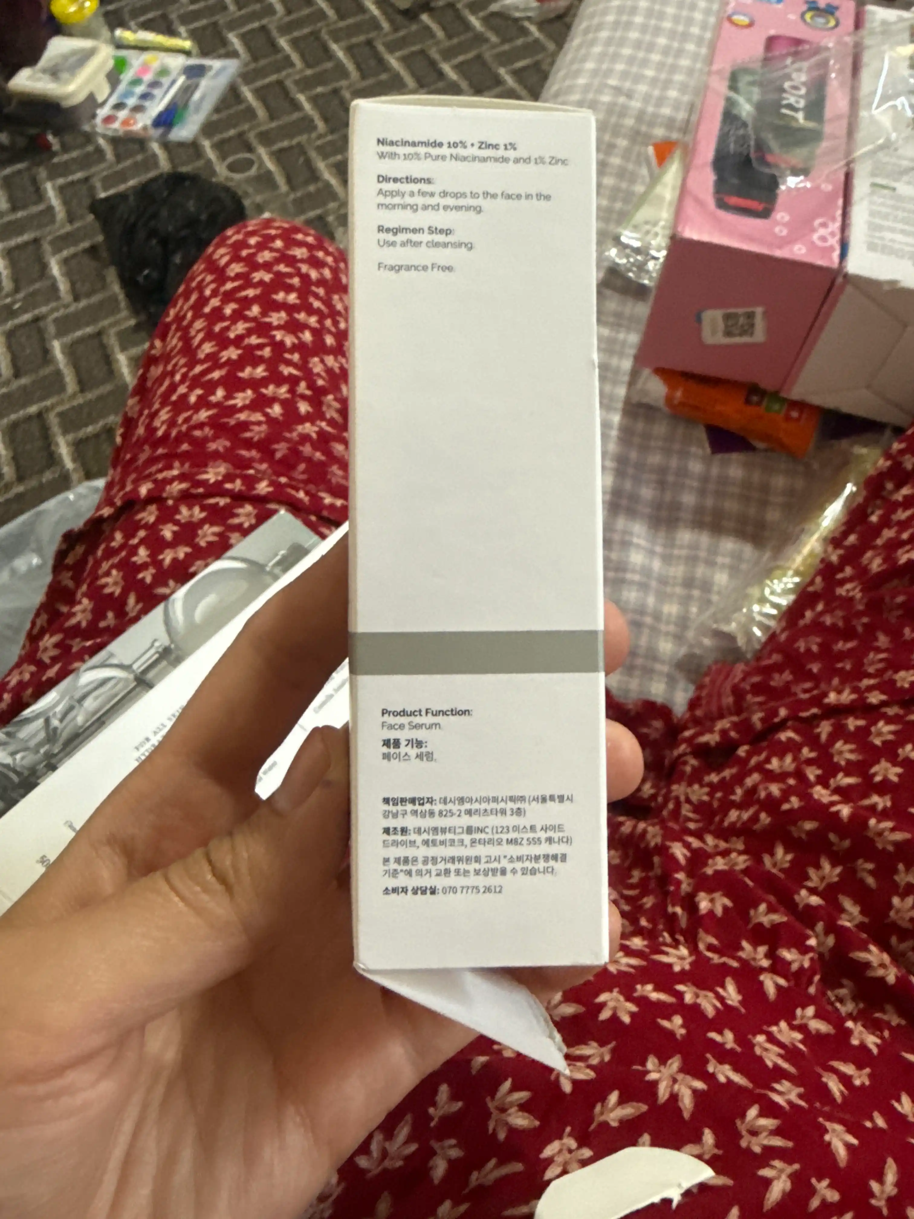 Сыворотка для лица Niacinamide 10% + Zinc 1%, 30 мл