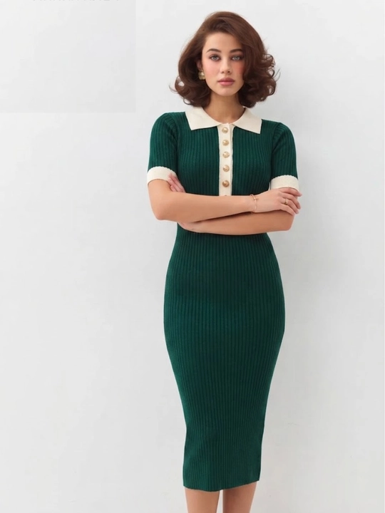 Ayollar trikotaj ko‘ylagi, koʻylaklar ayollar uchun — EllyFashion - 