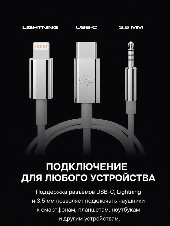 ChromePods simli quloqchinlar  Type-c, Lightning, android va iphone uchun