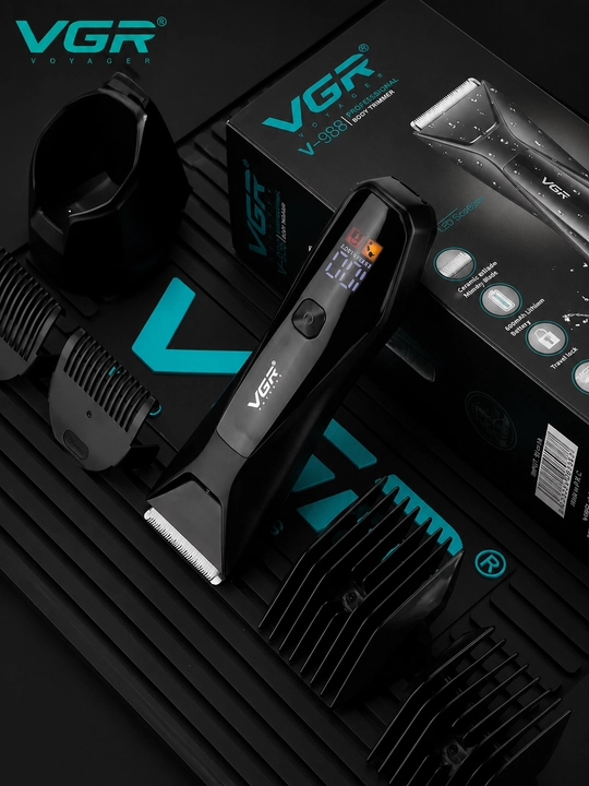 VGR V-938 elektr trimmer, soqol va soch olish mashinkasi, erkaklar uchun trimmer