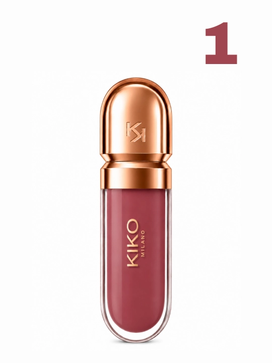 Блеск помада для губ Kiko Milano, 6.5 мл, 3D-эффект