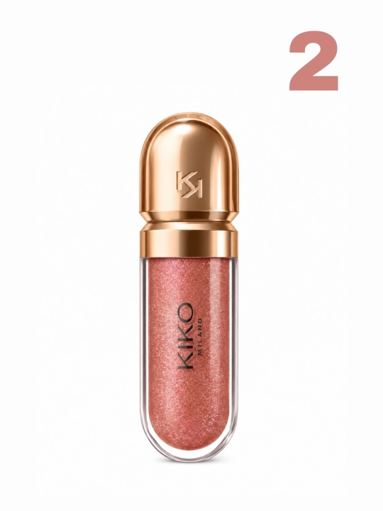 Kiki Milano lab bo‘yog‘i yaltirog‘i, 6.5 ml, 3D effektli