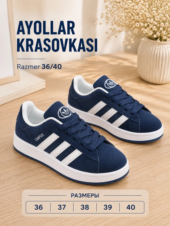 Ayollar uchun klassik krossovka