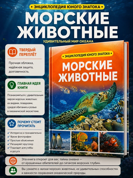 Энциклопедия юного знатока. Морские животные - 