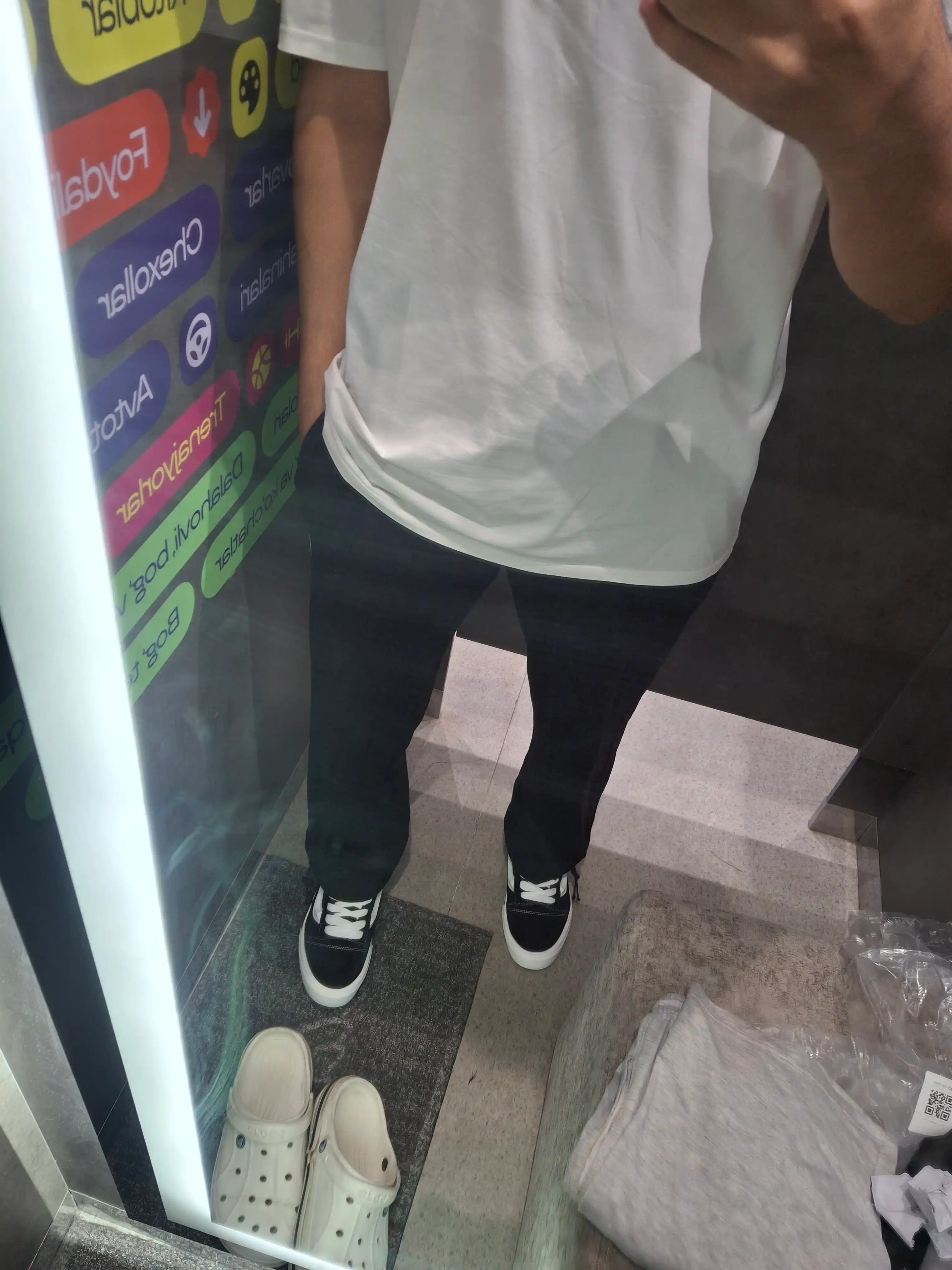 Erkaklar uchun kuzgi sport shimlari oversize