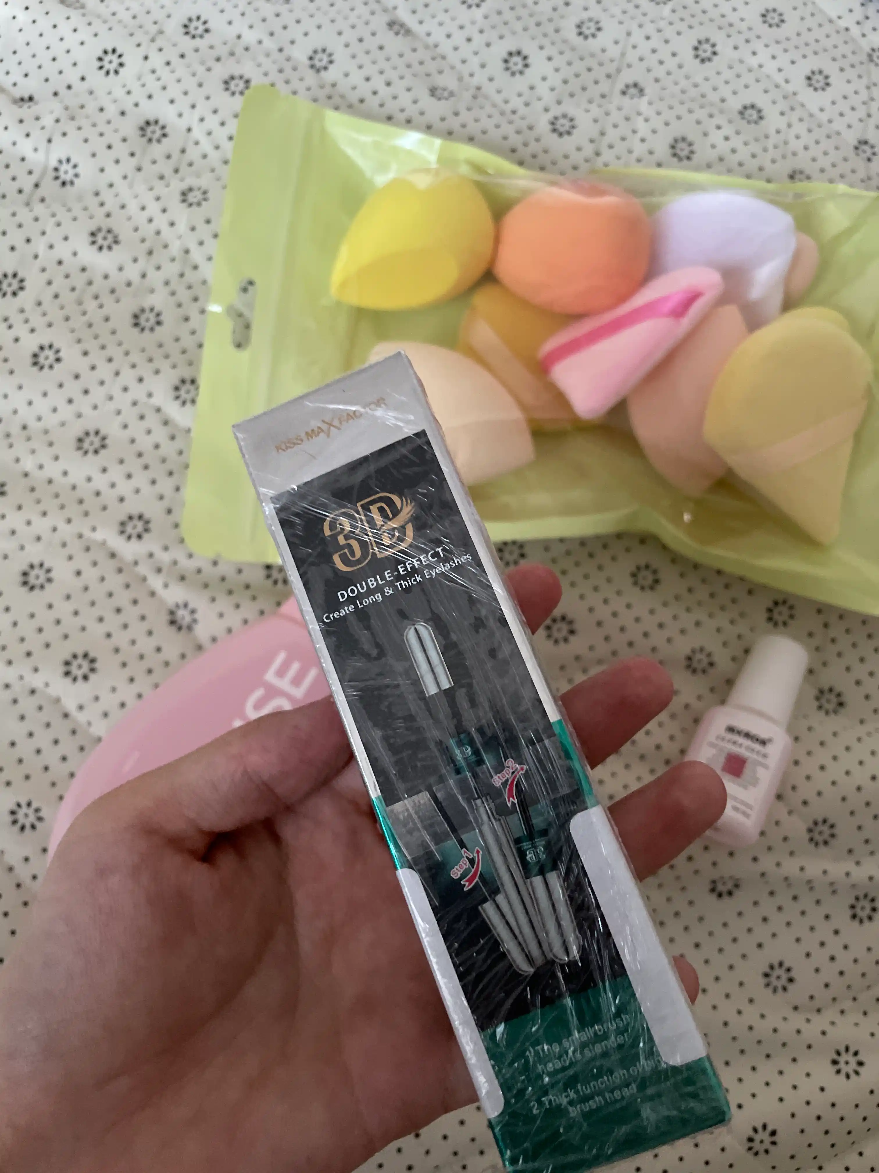 Двусторонние щипцы для завивки ресниц Kiss Beauty 3D, удлиняющие и придающие объем, черные