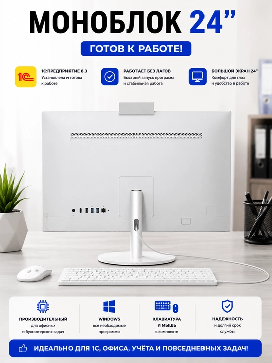 Моноблок CORE I5  1С 