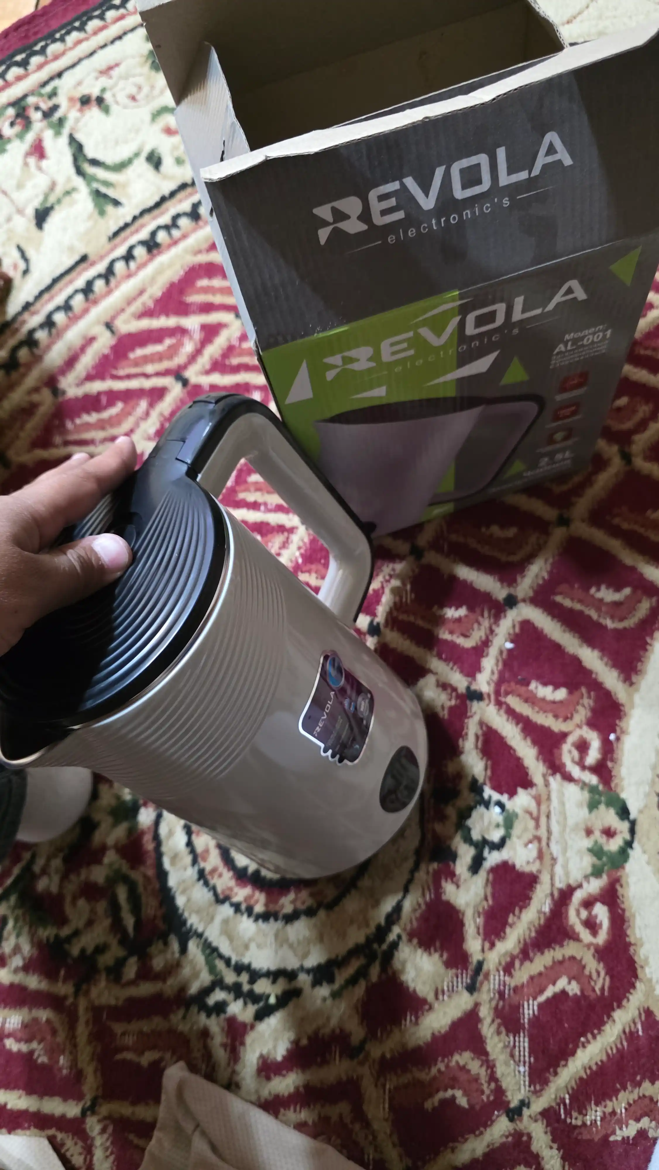 Revola Elektr choynak, 2,5 litrli, choy damlash uchun elektr choynak, 1500 Vt tefal