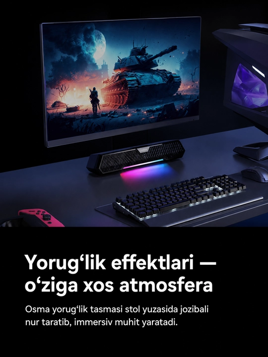 Edifier MG250 – Игровой Bluetooth 5.3 RGB калока саундбар, USB, 5 Вт RMS