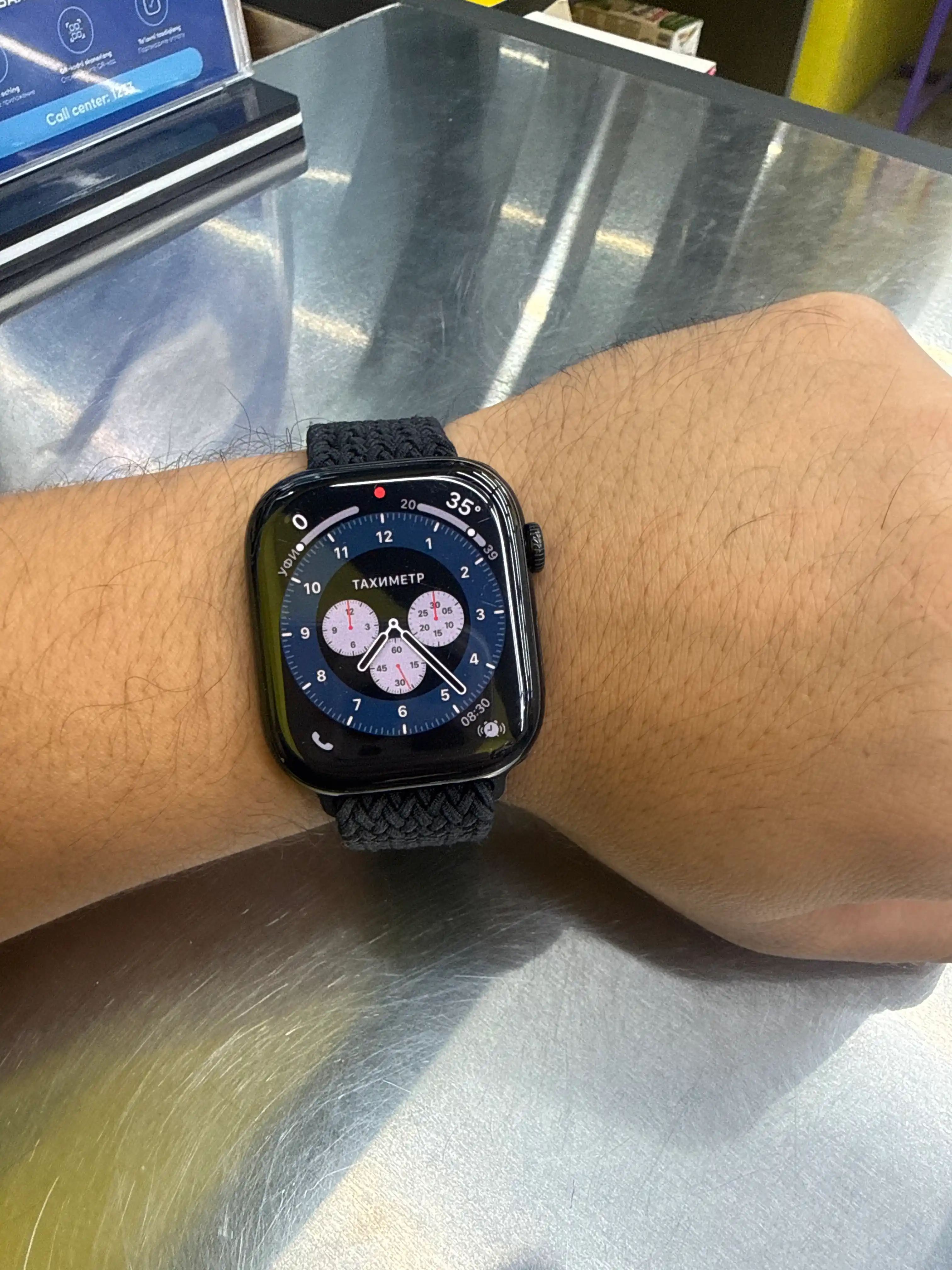 Apple Watch magnitli neylon elastik tasma 38-49 mm Series 3-9 SE/Ultra (Faqat tasma）