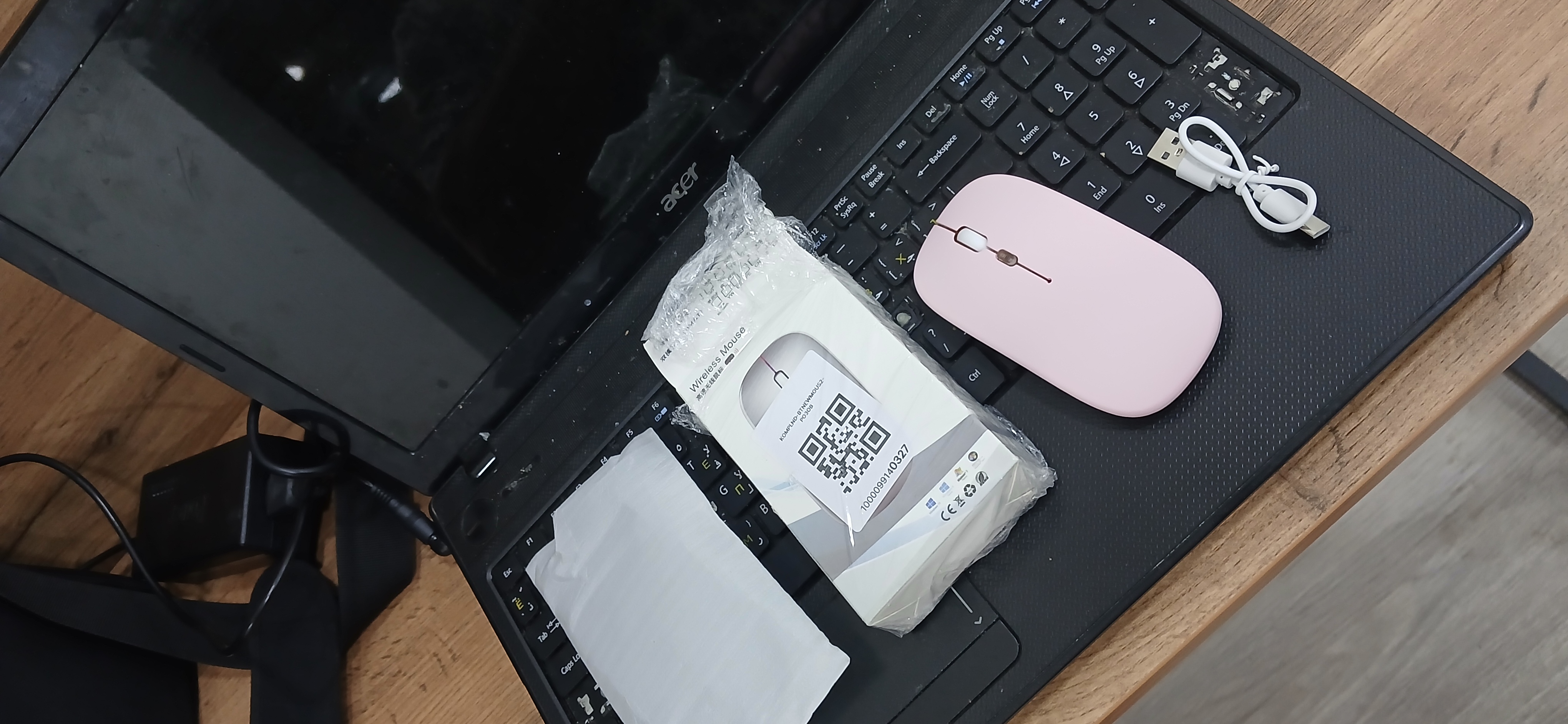 Sichqoncha simsiz RGB noutbuk va kompyuter uchun Bluetooth 2.4 GGs ikki rejimlik tovushsiz