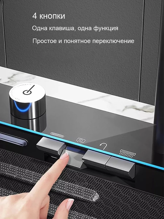 Кухонная мойка многофункциональная, удобная и прочная, с системой управления потоком воды