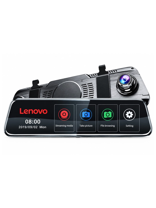 Lenovo videoregistrator-oyna, sensorli ekran va orqa kamerali avtomobil uchun