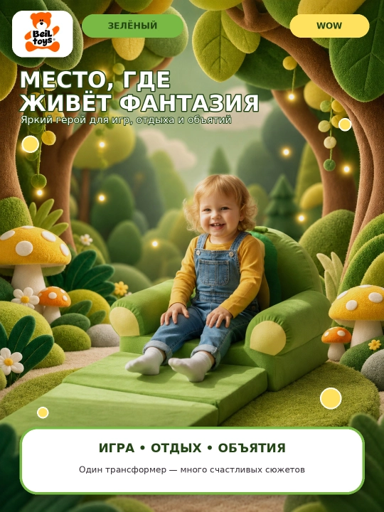 Мягкое кресло, детский диван, детская сидушка, Стич, Хелло Китти, Микки Маус, Авакадо