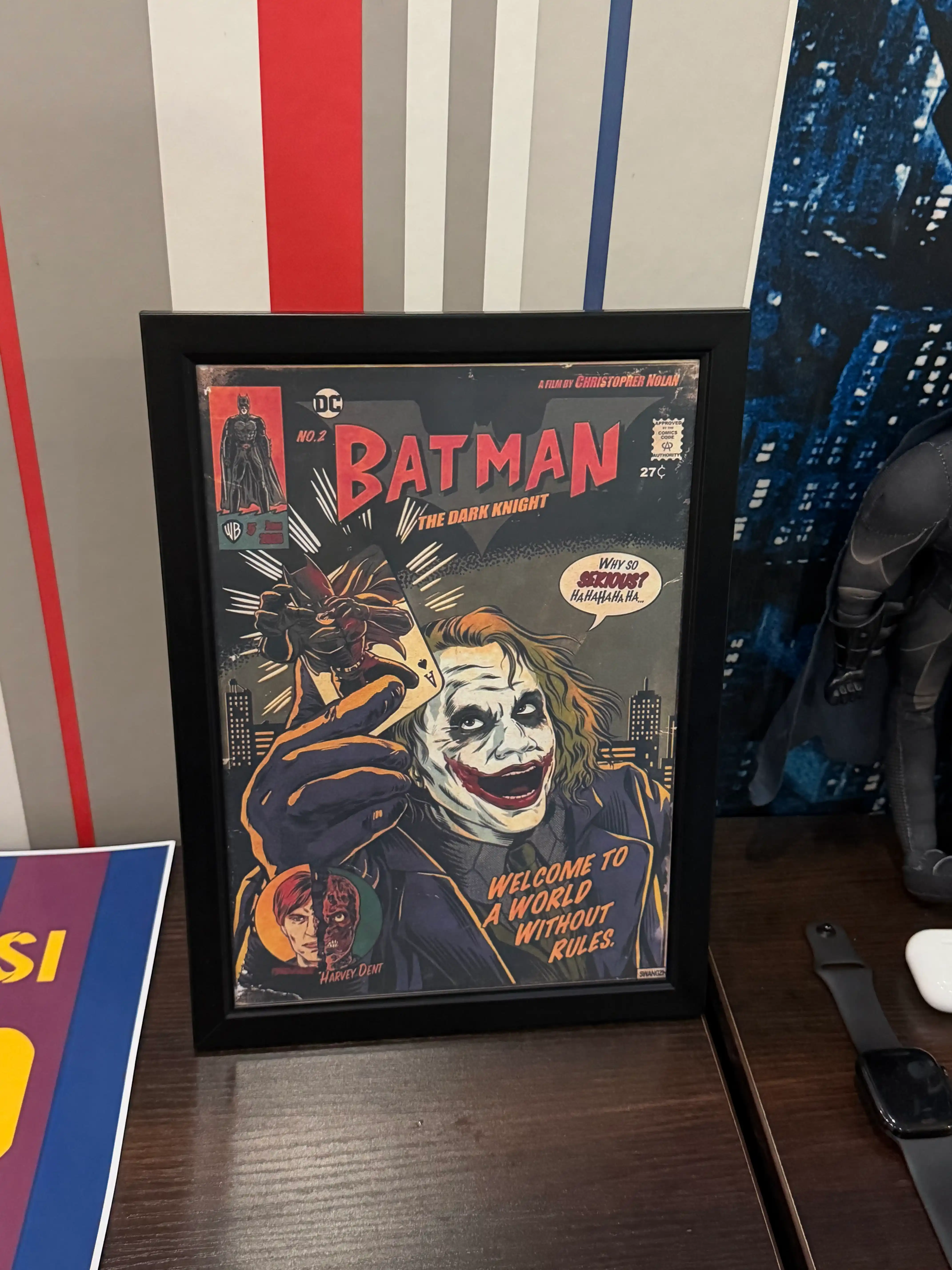 Постер-наклейка, формата A4, Batman