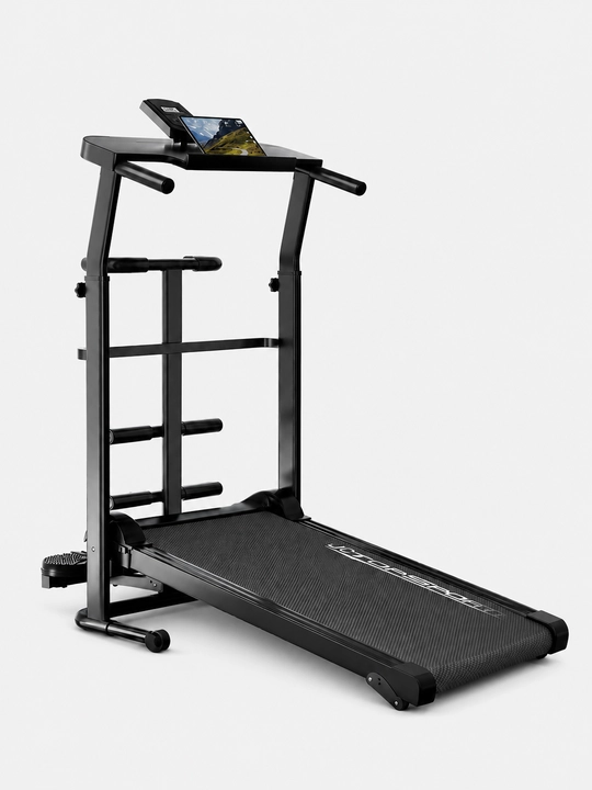 Uy uchun n mexanik yugurish yo‘lakchasi, fitnes uchun kardiotrenajer, 200 kg gacha