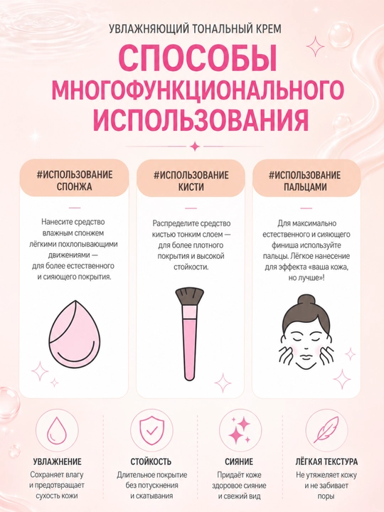 THE LAB by BLANC DOUX Тон-крем Dewy Glow, гиалурон, PHA, увлажнение, сияние, 40 мл