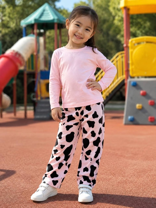 Qiz bolalar uchun yozgi pijama, yumshoq XB paxta mato - 
