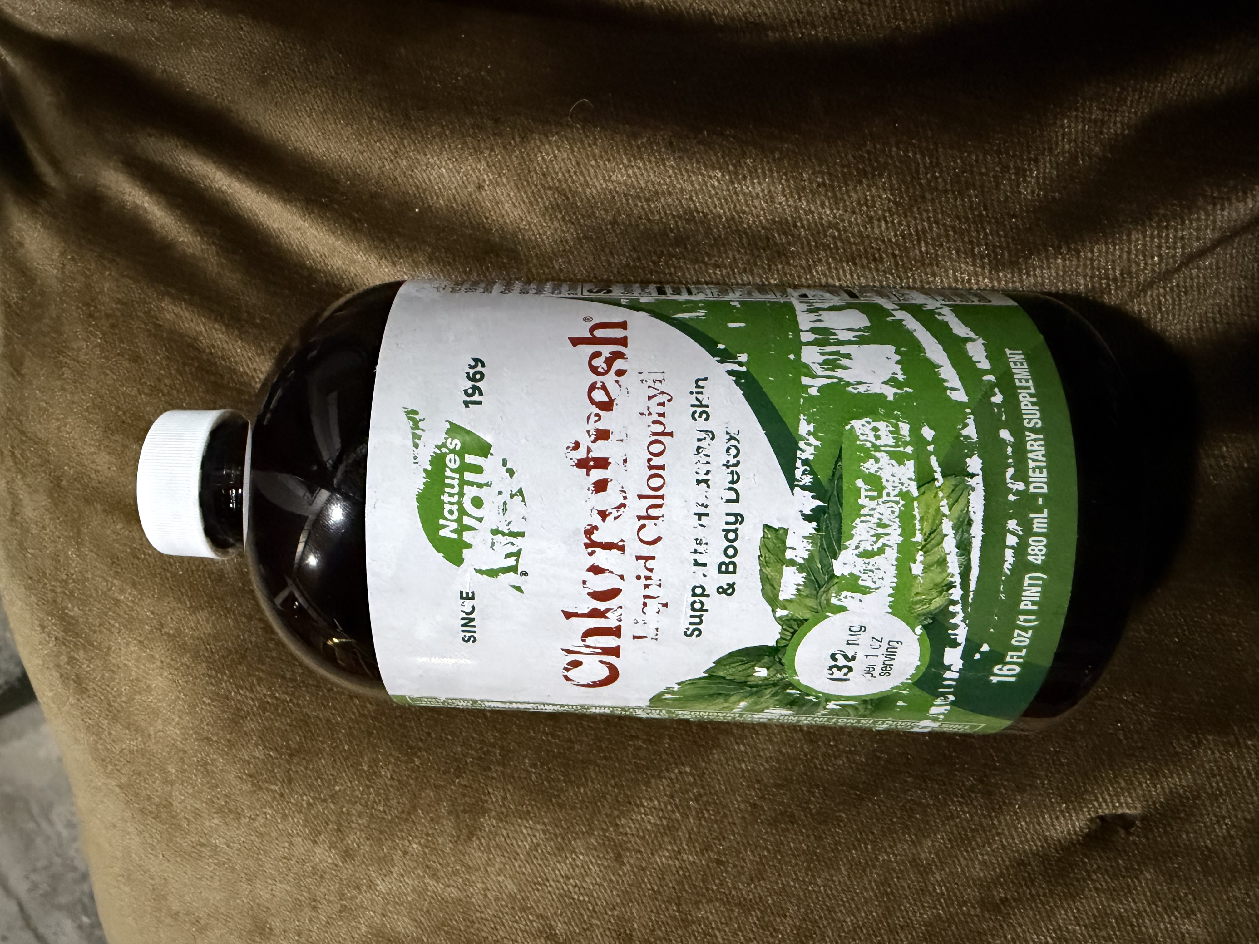 Nature’s Way, Chlorofresh® yalpiz ta’mli suyuq xlorofill, 480 ml