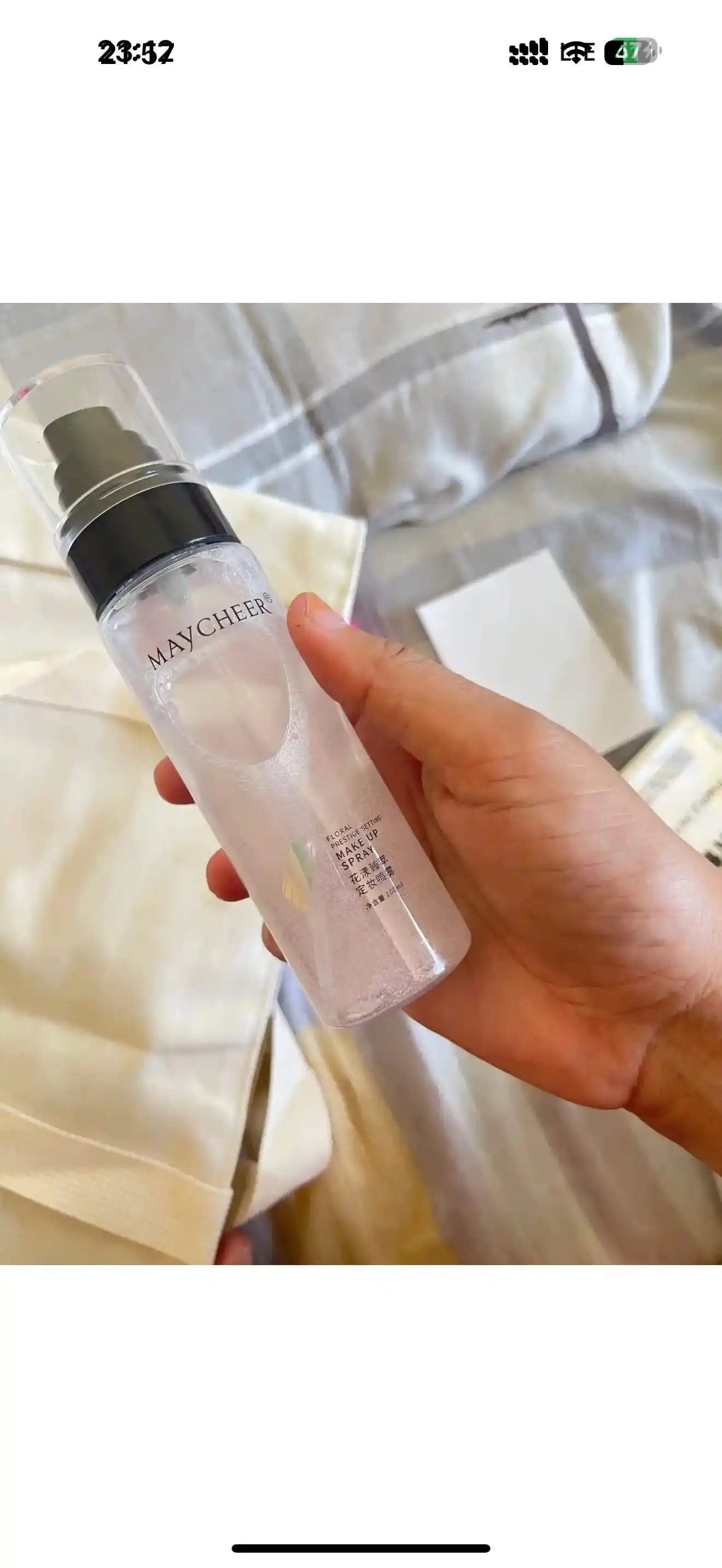 Mukammal pardoz uchun "Maycheer" fiksatsiyalovchi spreyi, 100 ml