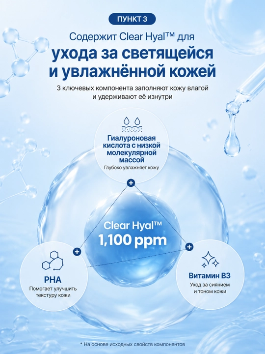 THE LAB by BLANC DOUX SPF50+ essensiyasi, gialuron, betain, PHA, himoya, namlovchi, 40 ml