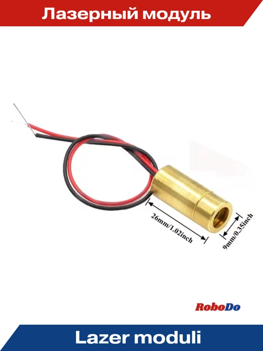 Lazer moduli / kallak, 650 nm 50 mW