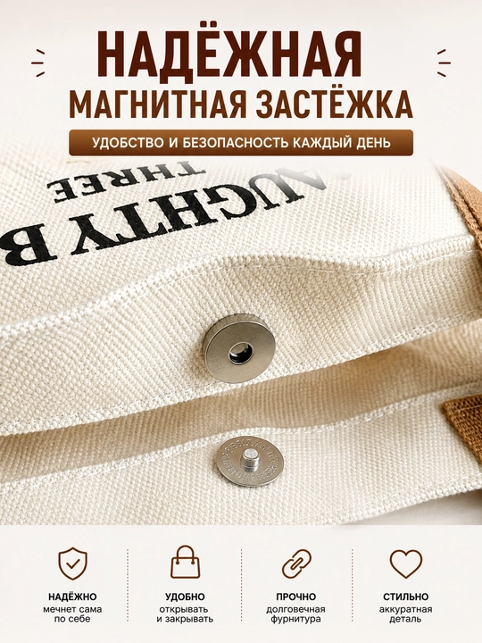 Zamonaviy va bardoshli kanvas sumka, sumka/yelka sumkasi