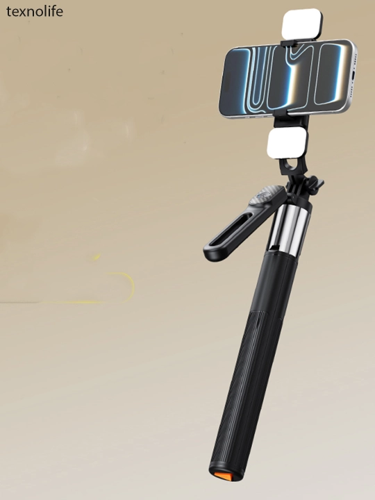 Shtativ telefon, 170 sm 4 tasi 1 da, 2ta LED chiroq sovg'a, & Bluetooth: selfi tayoqchasi