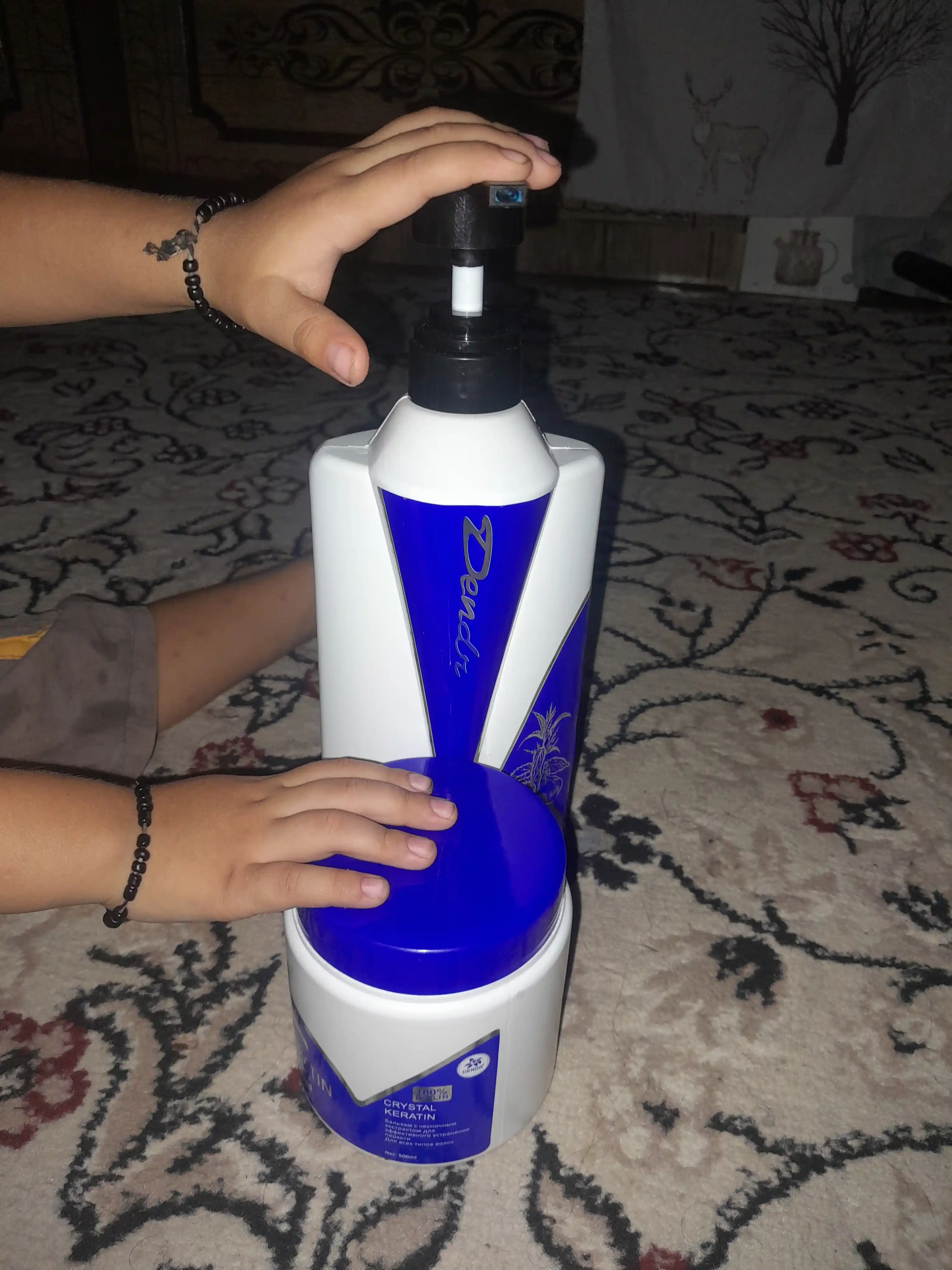 Shampun va balzam Dendr Keratin to'plami, 2 tasi 1 da