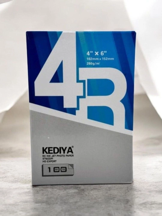 Фотобумага KEDIYA 4R 10x15 см, 260 г/м², для струйного принтера, фотопечати дома для дома