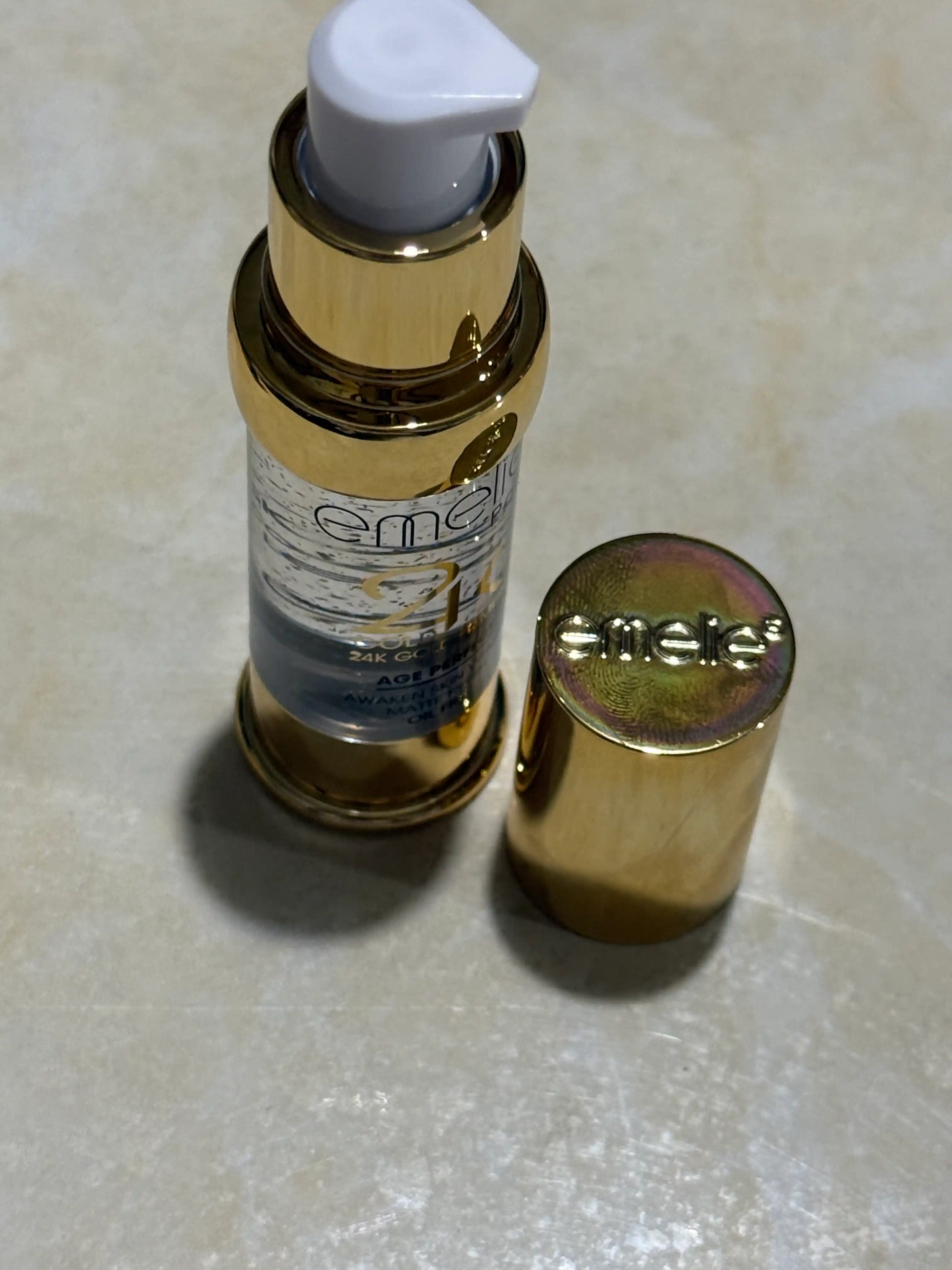 Основа под макияж EMELIE 24K GOLD, база под макияж для лица, праймер, тональная основа