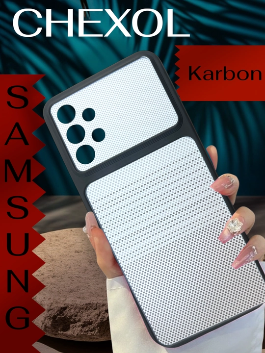 Чехол для Samsung A Карбоновый 06/07/ 14/15/ 16/17/23/24/25/26/32/35/36/37/54/55/56/57