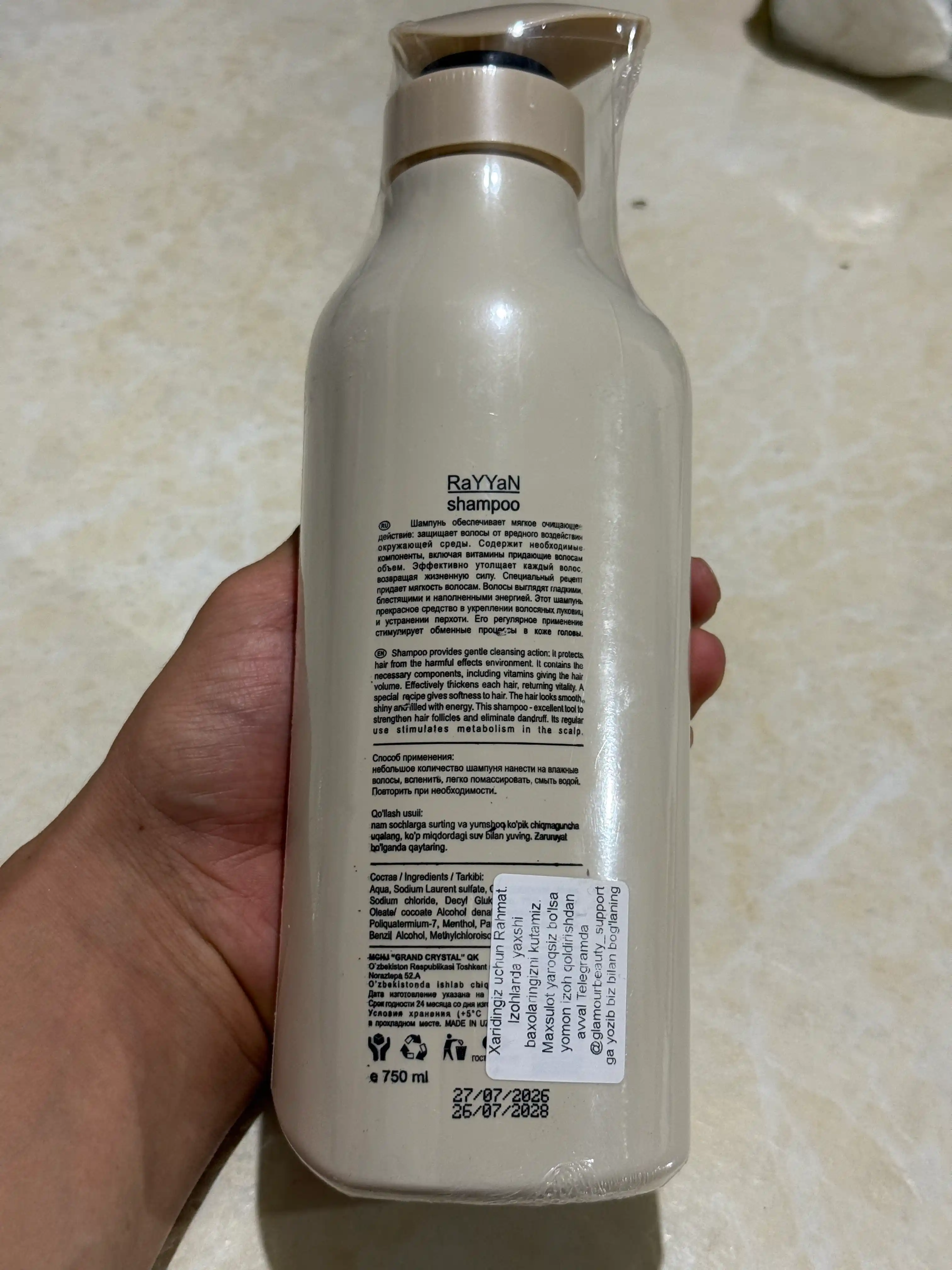 ESSENTIAL OIL Doctor-S – sochlar uchun professional shampun