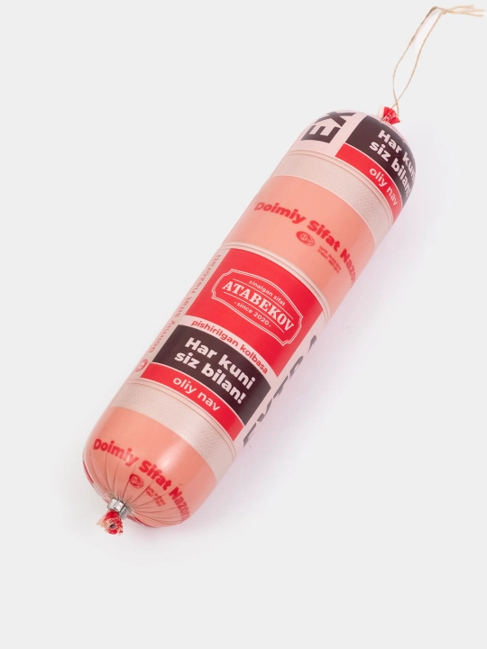 Колбаса варёная Atabekov Extra Doktor, вакуумная упаковка, 900 г - 