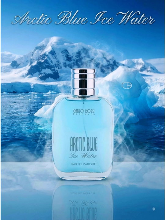 CARLO BOSSI Arctic Blue — мужская парфюмерная вода, свежий морской аромат, 100 мл