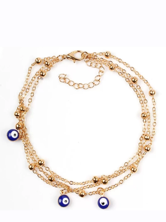 Single Diamond nafis oyoq bilaguzugi — 14K Gold PVD qoplamali, oyoq bilaguzuglari, anklet