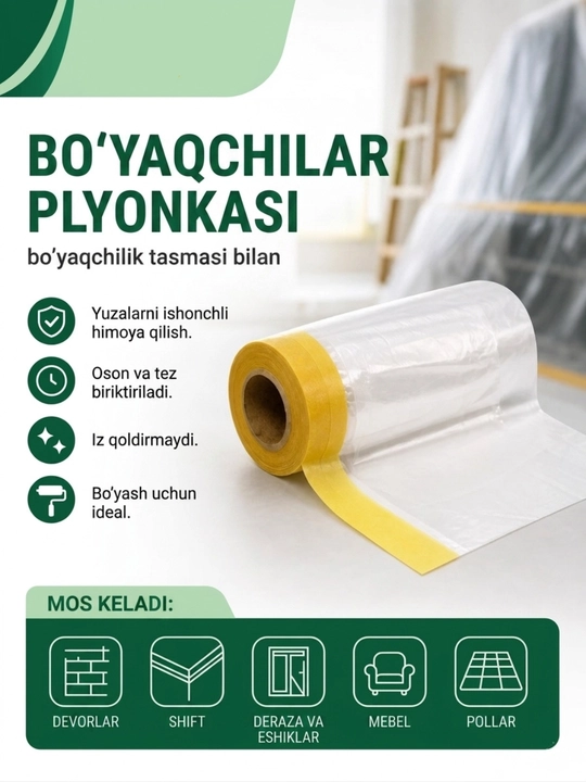 Sellofanli yopishqoq lenta - 