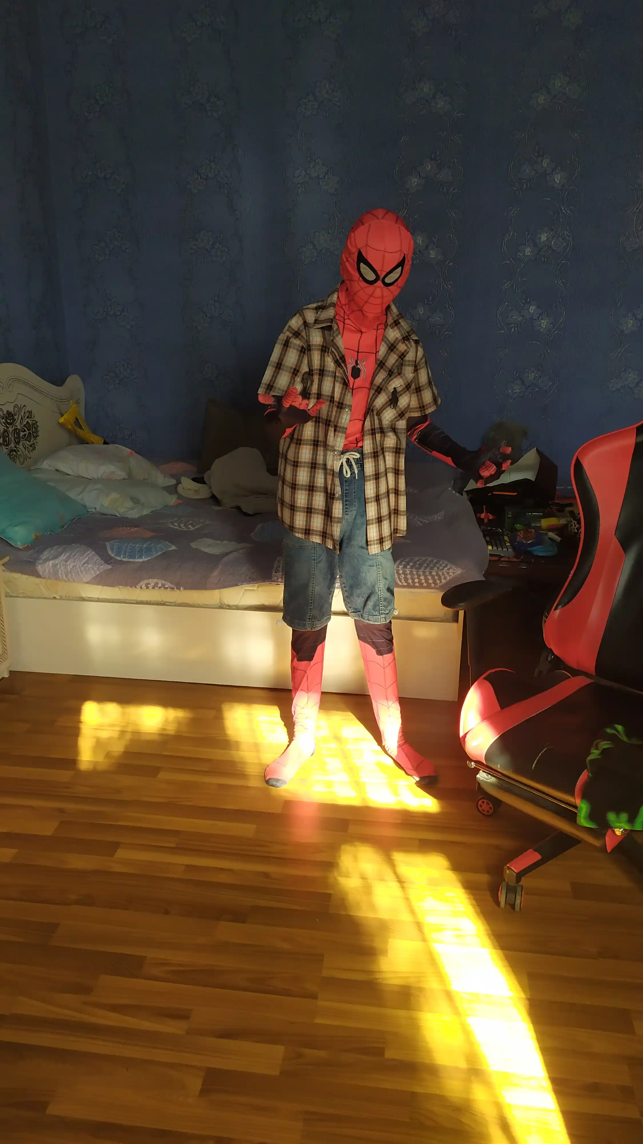 Костюм "Spider-man", стрейч, человек паук