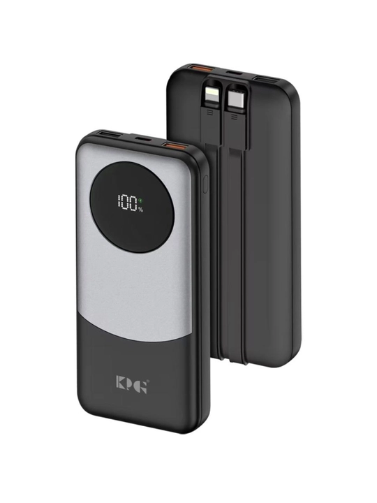Power bank Tashqi akkumulyator, 20000 mA/soat, 22.5 vt, tez quvvat oladi