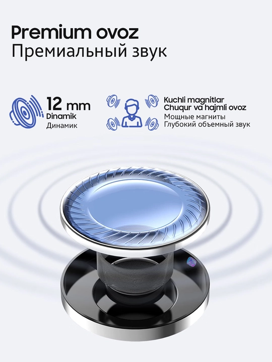 HONOR CHOICE Earbuds X8 simsiz quloqchinlari, ANC 50 dB gacha, Bluetooth 6.0