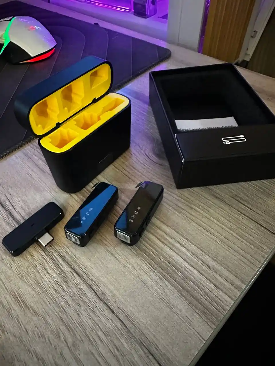 Беспроводной микрофон для телефона с шумоподавлением, петличка для iPhone и Android