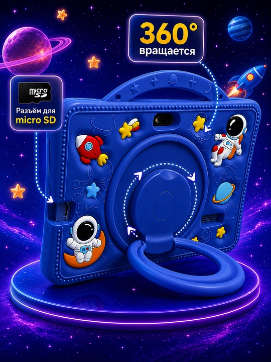 Bolalar plansheti Nodizz Npad702 Android 15, WiFi, 4/128 GB