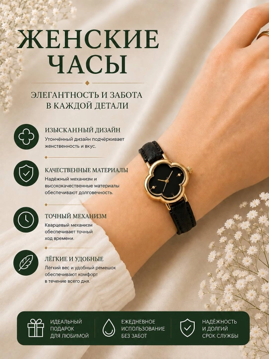 Ayollar uchun qo‘l soati, nafis quartz soat, oltin rangli metall bilaguzuk